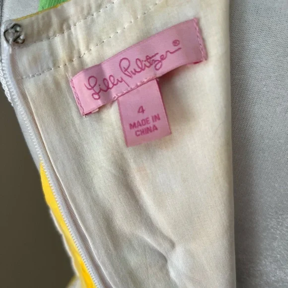 Lilly Pulitzer “Mila” Shift Dress in Sunglow size 4 - Picture 5 of 10